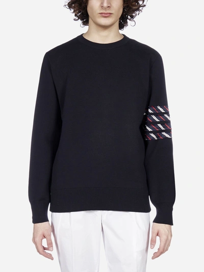 Shop Thom Browne 4-bar Cotton Sweater