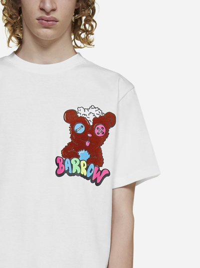 Shop Barrow Logo Print Cotton T-shirt
