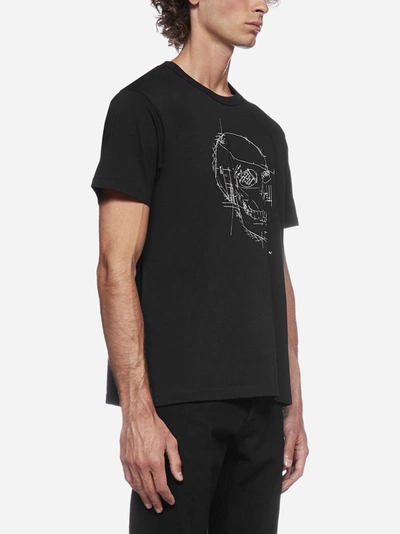 Shop Alexander Mcqueen Skull Cotton T-shirt