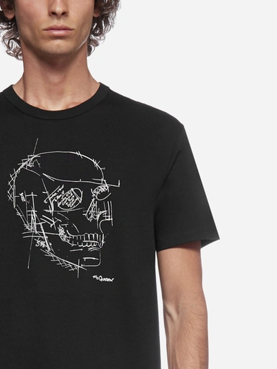 Shop Alexander Mcqueen Skull Cotton T-shirt