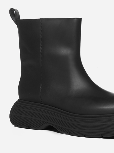 Shop Gia Borghini Marte Leather Ankle Boots
