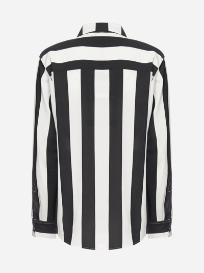 Shop Dkny Maxi Striped Shirt