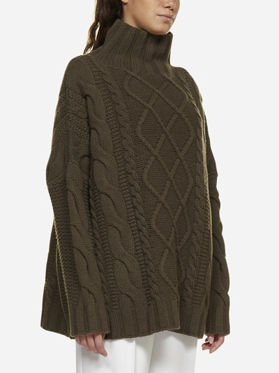 Max Mara Gettata Cable-knit Wool And Cashmere Sweater | ModeSens