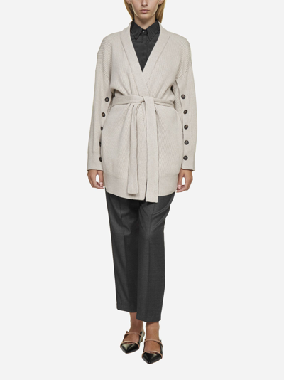 Shop Brunello Cucinelli Cashmere Cardigan