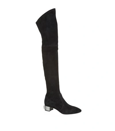 Shop Casadei Krunk Over-the-knee Boot