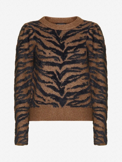 Shop Dkny Tiger Motif Sweater
