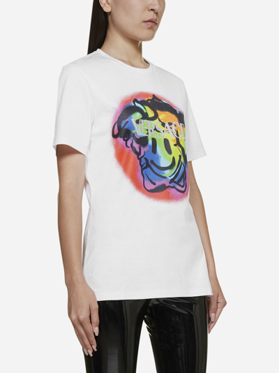 Shop Versace Medusa Smiley Cotton T-shirt