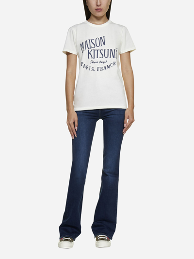 Shop Maison Kitsuné Palais Royal Cotton T-shirt