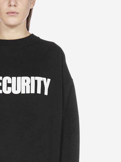 Shop Vetements Insecurity Cotton Sweatshirt