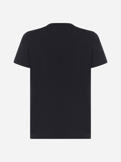 Shop Dkny Logo Cotton Blend T-shirt