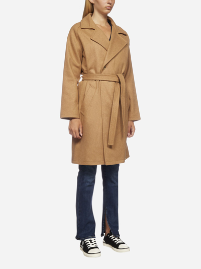 Shop Apc Bakerstreet Wool And Cashmere-blend Coat