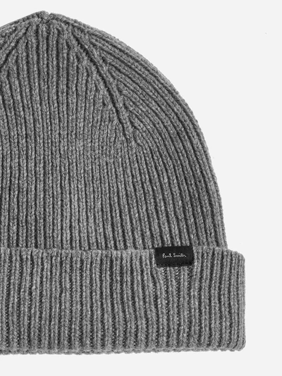 Shop Paul Smith Cashmere And Wool Beanie
