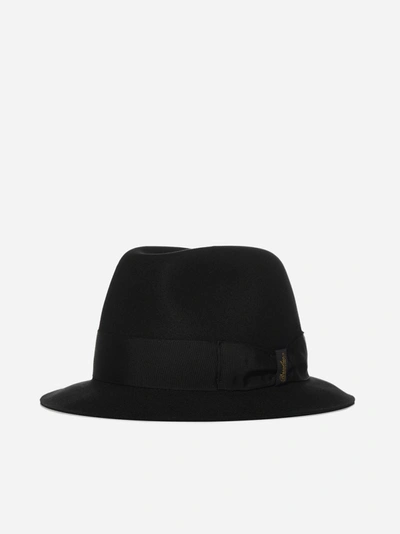 Shop Borsalino Alessandria Small Brim Felt Hat