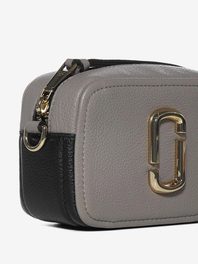 Shop Marc Jacobs The Softshot 17 Leather Shoulder Bag