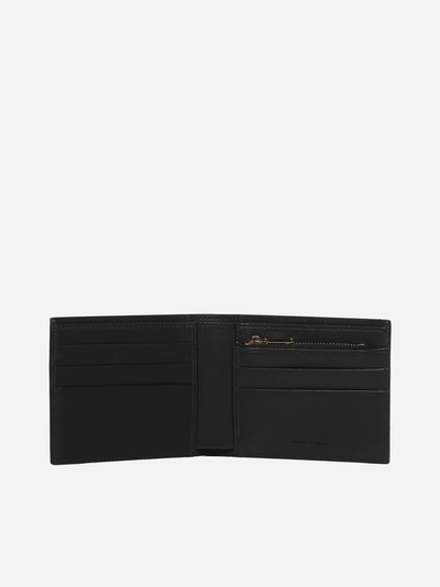 Shop Dolce & Gabbana Logo Leather Bifold Wallet