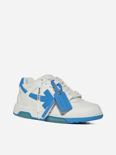 Shop Off-white Out Of Office “ooo” Leather Sneakers