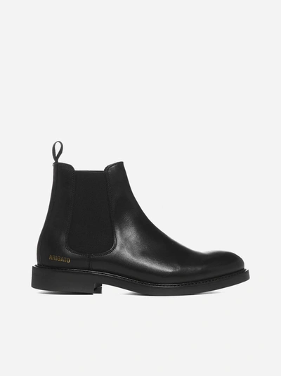 Shop Axel Arigato Chelsea Leather Ankle Boots