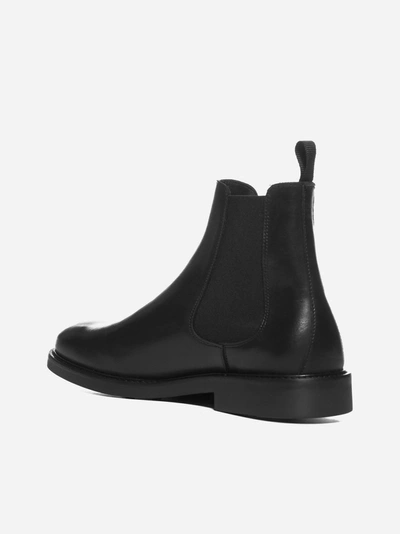 Shop Axel Arigato Chelsea Leather Ankle Boots