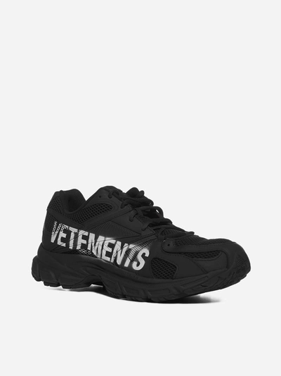 Shop Vetements Artisan Logo Spike Sneakers