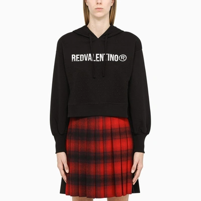 Shop Red Valentino Black Hoodie