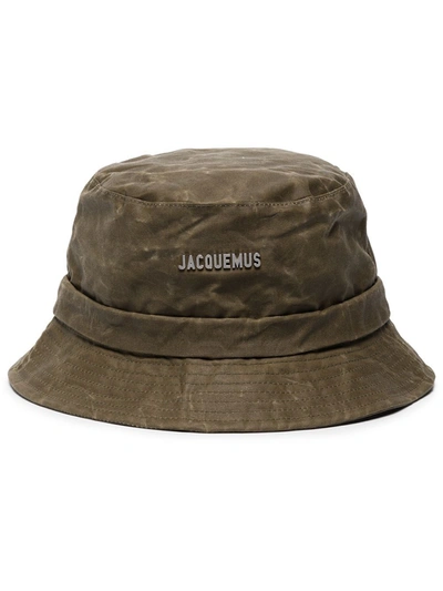 Shop Jacquemus Women's Green Cotton Hat