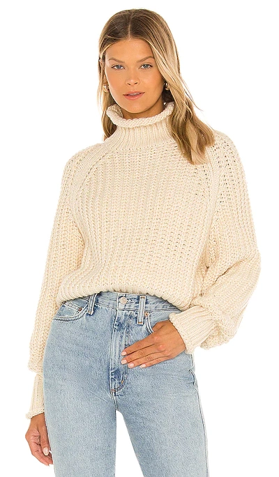 Shop Lblc The Label Jules Sweater In Creme
