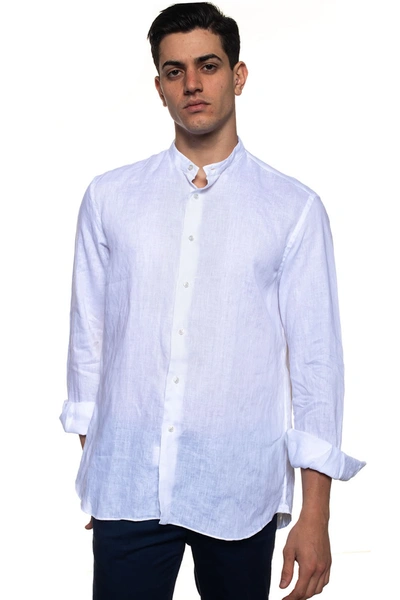 Shop Vincenzo De Lauziers Casual Shirt In White
