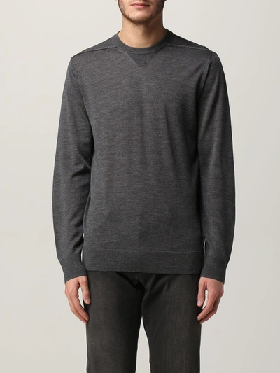 Shop Emporio Armani Wool Sweater In Grey
