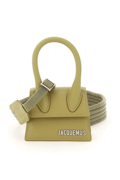 Shop Jacquemus Le Chiquito Homme Mini Bag In Khaki