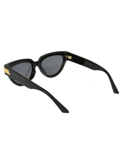 Shop Bottega Veneta Eyewear Sunglasses In 001 Black Black Grey