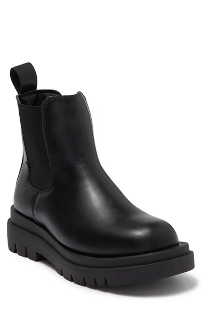 Aquatherm By Santana Canada Lug Sole Chelsea Boot In Black