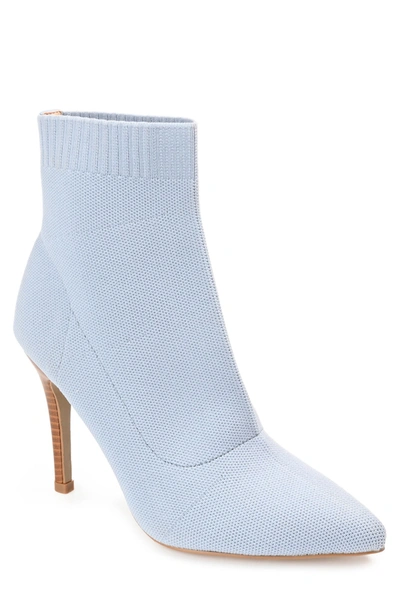 Journee Collection Comfort Foam Milyna Sock Bootie In Blue