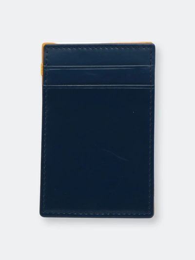 Shop Ettinger Men's Card Leather Wallet In Blue