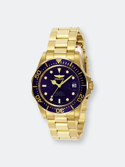 Shop Invicta Mens Men Automatic Pro Diver G3 8930 Gold Stainless-steel Self Wind Diving Watch