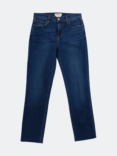 Shop L Agence L'agence L'agence Women's High Rise Cropped Slim Jean In Blue