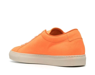 Shop Common Projects Achilles Fluo Sneaker In Orange