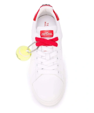 Shop Marc Jacobs The Tennis Sneakers In White