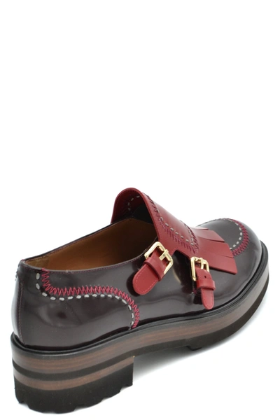 Shop Fratelli Rossetti Moccasins In Burgundy