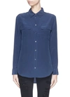 Equipment Signature Washed-silk Shirt