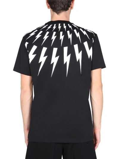 Shop Neil Barrett "felix The Cat" T-shirt In Black