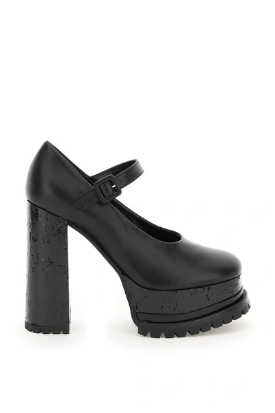 Shop Haus Of Honey Laquer Doll Mary Jane Pumps In Black (black)