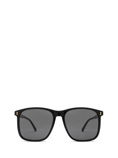Shop Gucci Gg1041s Black Sunglasses
