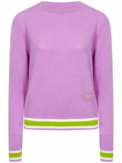 Msgm Sweater In Lilac