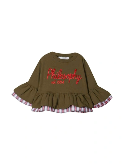 Shop Philosophy Di Lorenzo Serafini Top With Red Embroidery
