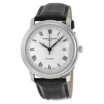Shop Frederique Constant Classics Automatic Silver Dial Mens Watch 303mc4p6 In Black,silver Tone