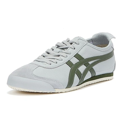 Onitsuka Tiger Mexico 66 Mens Mid Grey / Pine Trainers | ModeSens