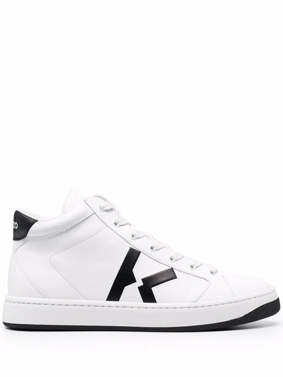 Shop Kenzo Sneakers Basket In White