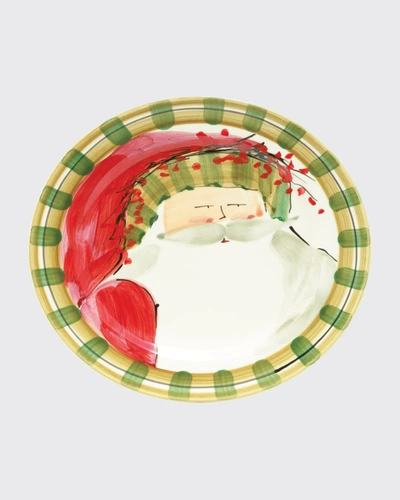 Shop Vietri Old St. Nick Striped Hat Dinner Plate