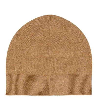 Shop Burberry Cashmere-blend Beanie In Camel