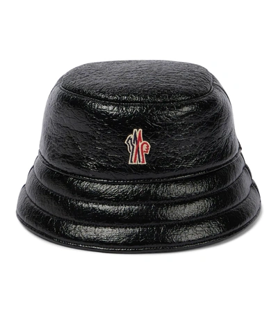 Shop Moncler Quilted Bucket Hat In 0